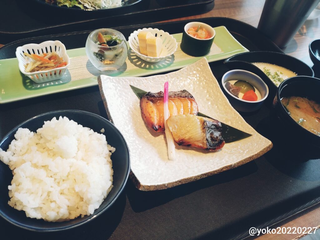 寿ノ湯の焼き魚定食
