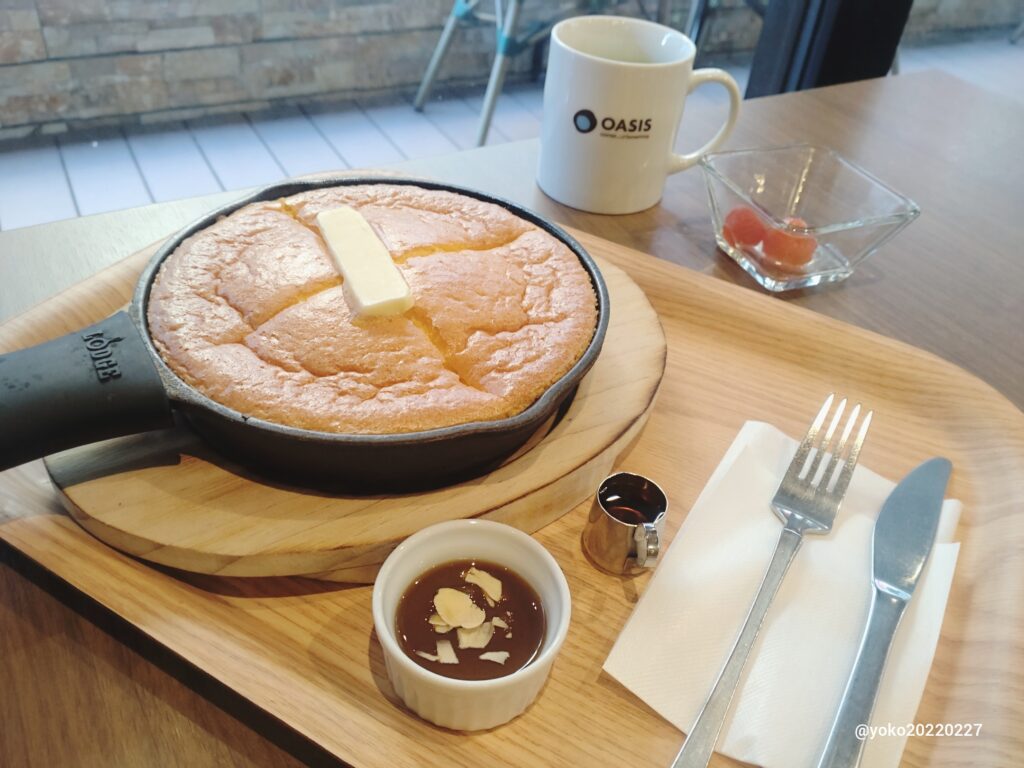 CAFE OASIS ふわふわカステラPANケーキ