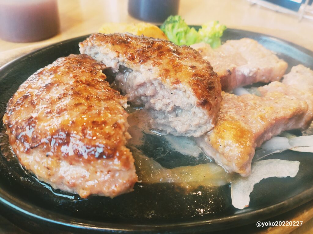 ステーキのどん ハンバーグ＆ポークグリルランチ